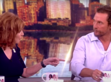 Matthew McConaughey SHUTS UP Joy Behar After She Asked This One Question