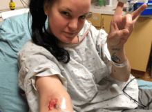 Pauley Perrette Posts Selfie Wearing an IV in a Hospital Bed: ‘This Was My Night’